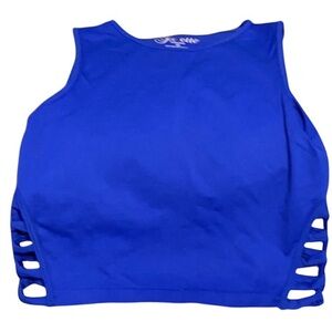SUZETTE Crop Top with side cut outs